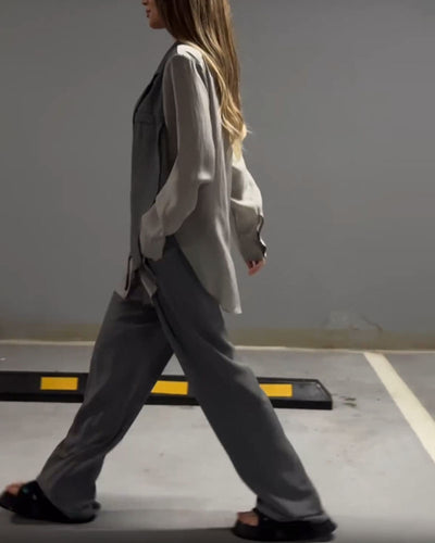 Set mit Hemd und Hose im Patch-Stil