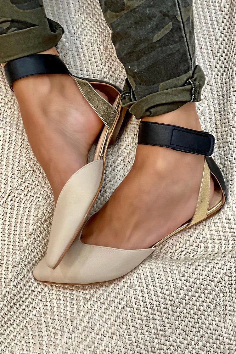LUNA | ELEGANTE FLACHE SANDALEN