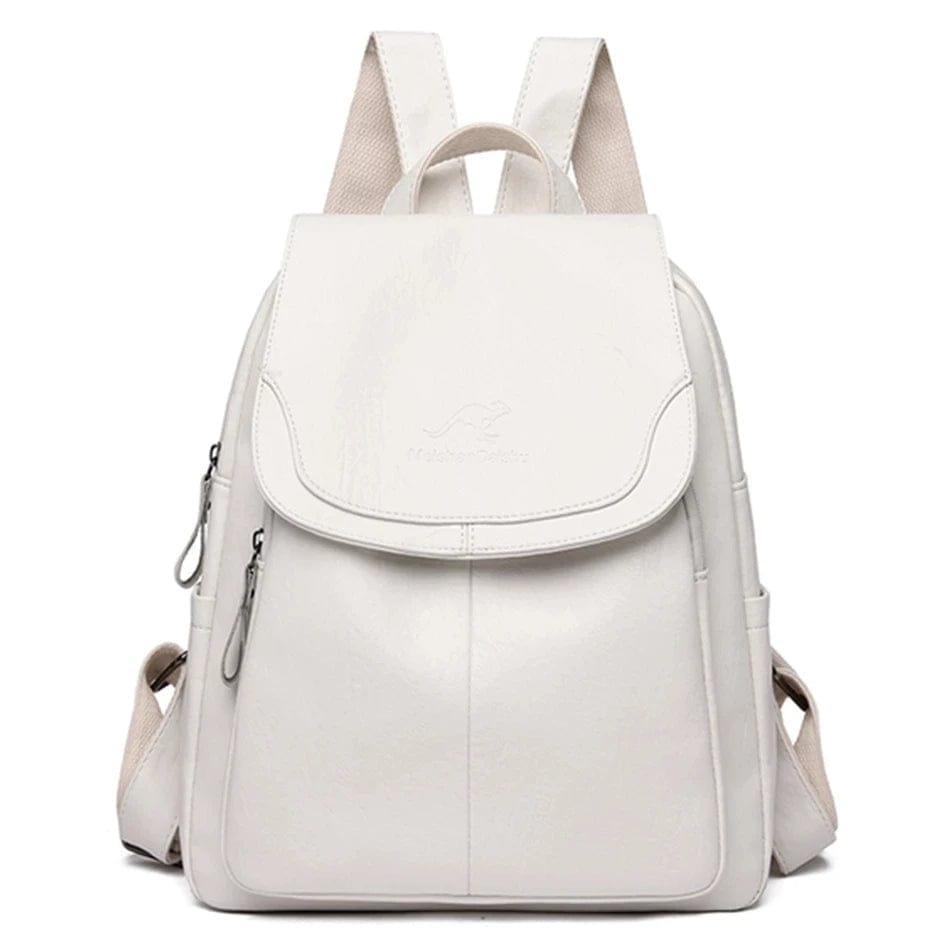 Elegante Anti-Diebstahl-Lederrucksack