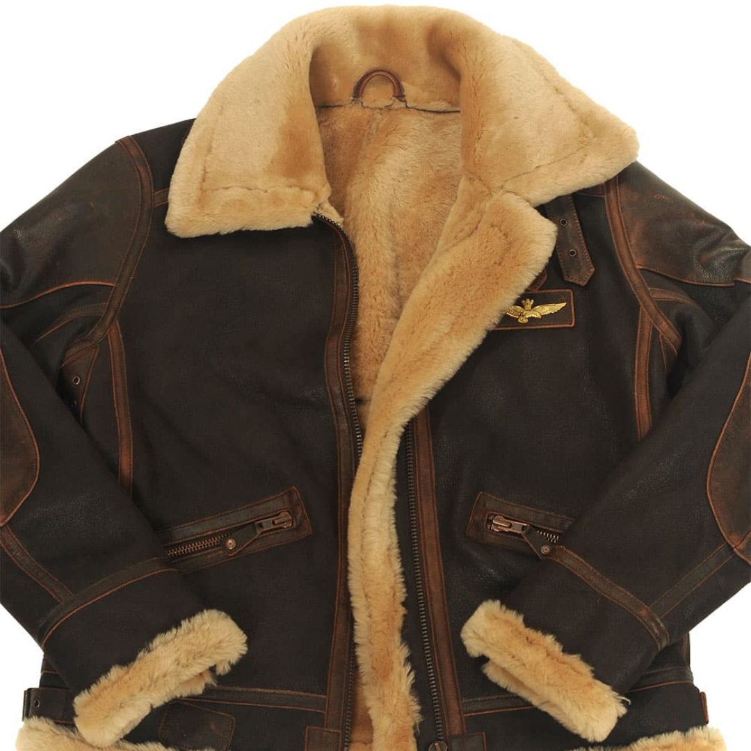 Elegante klassische Fliegerjacke