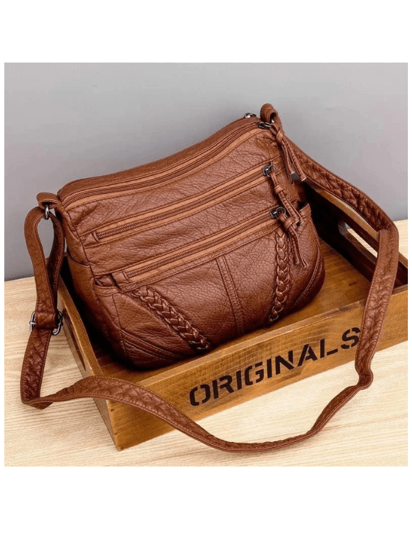Elegante, weiche Lederhandtasche