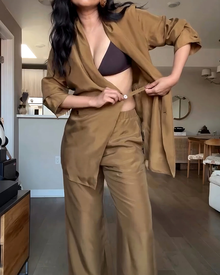 Elegantes Set aus Hemd und Hose