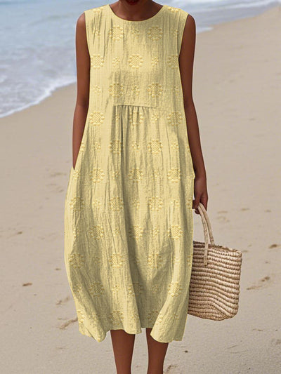 Künstlerisches Strandkleid.