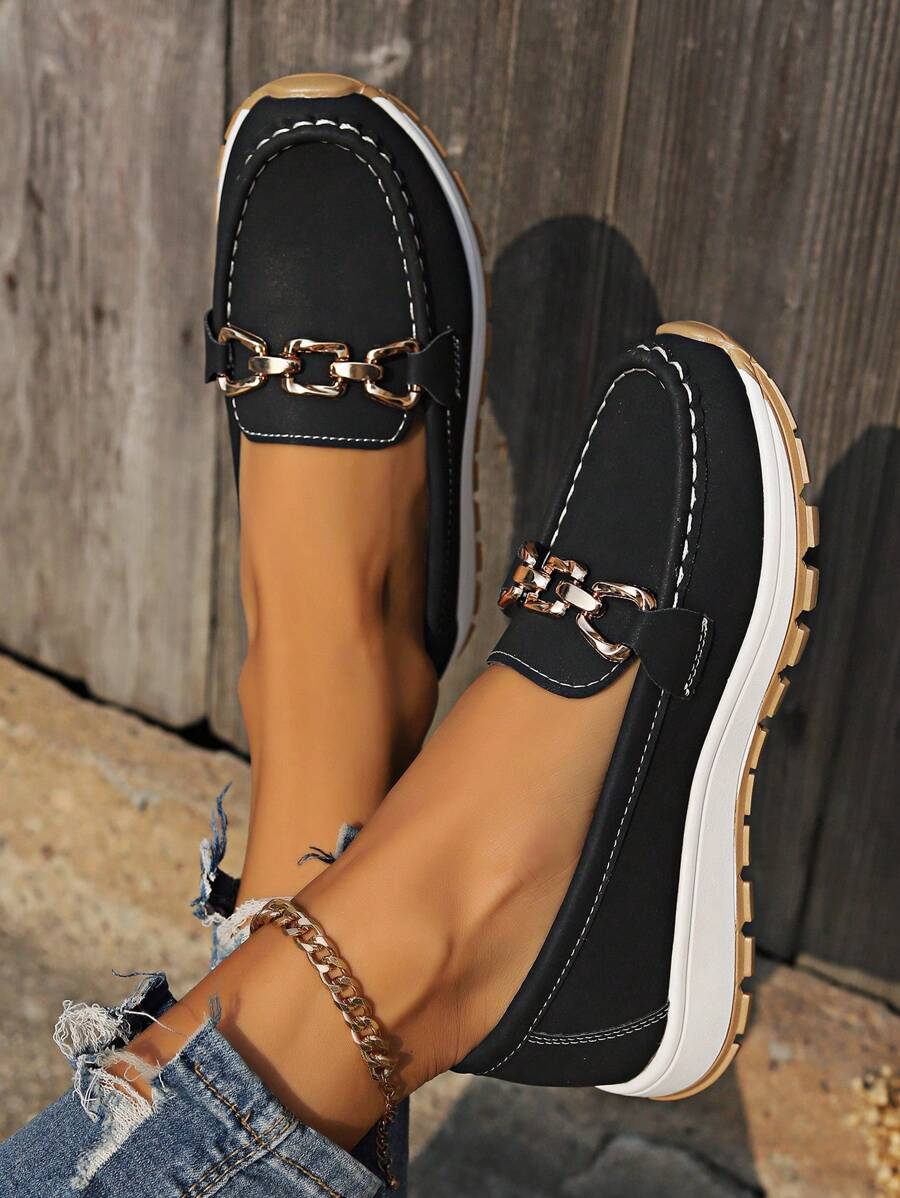 Bequeme und rutschfeste orthopädische Mokassins