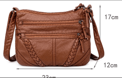 Elegante, weiche Lederhandtasche
