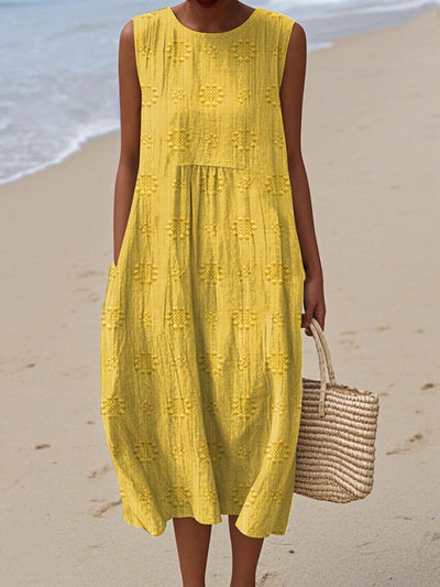 Künstlerisches Strandkleid.