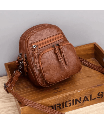 Vielseitige Ledertasche