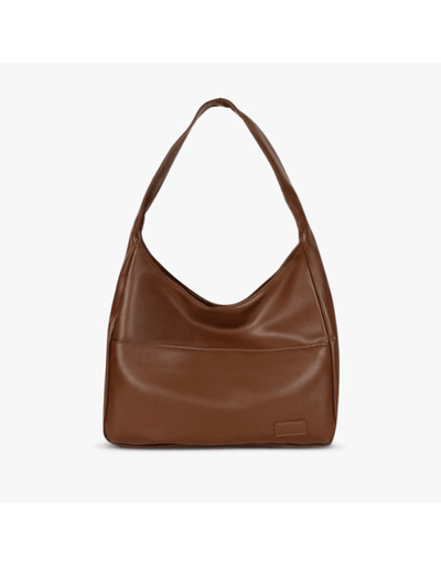 Minimalistische Ledertasche für die Schulter