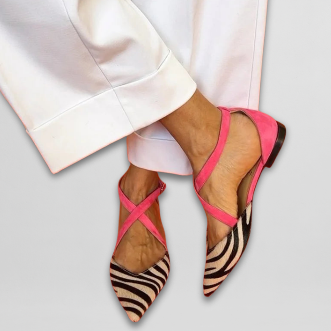 Judith | Elegante Ballerinas mit raffinierten Riemen