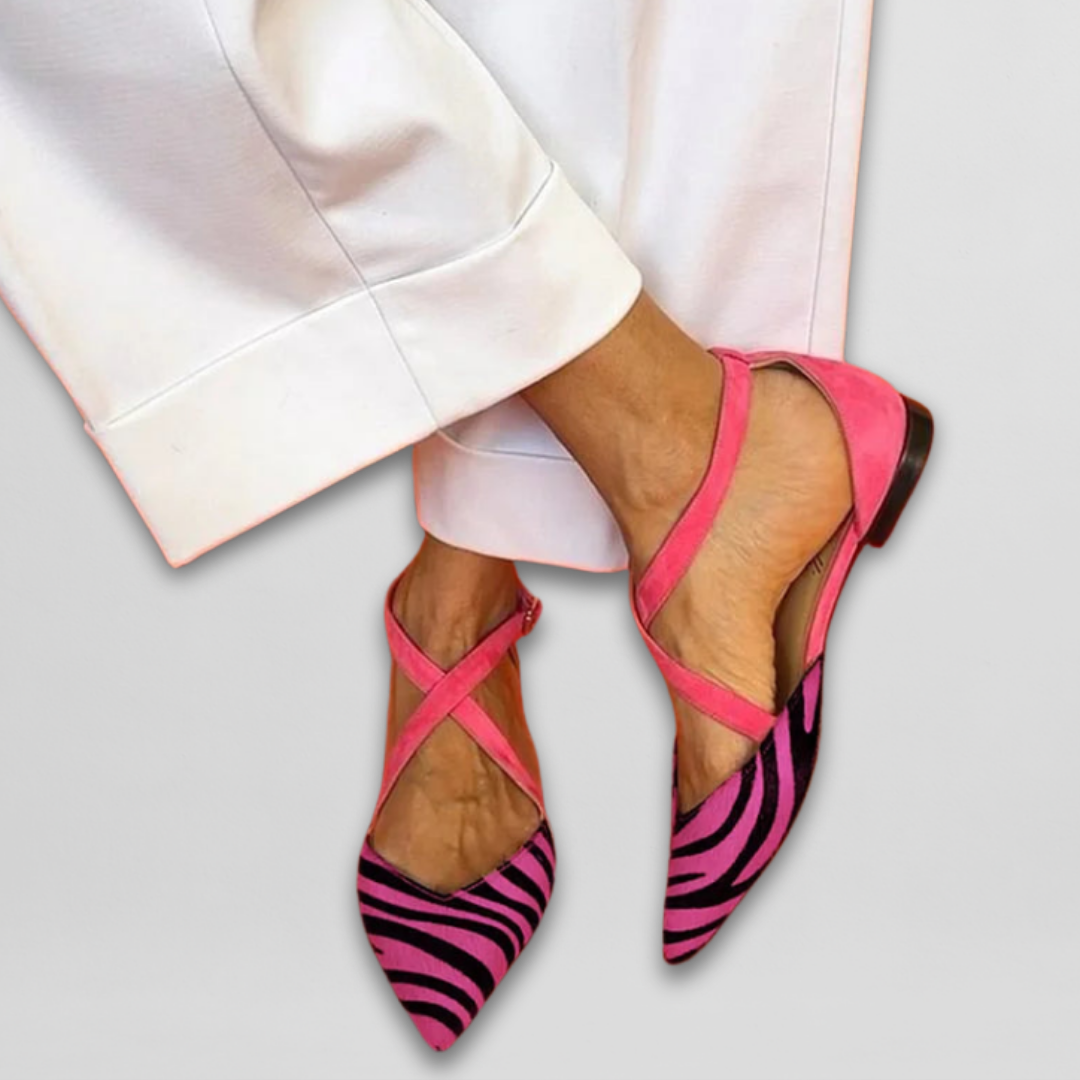Judith | Elegante Ballerinas mit raffinierten Riemen