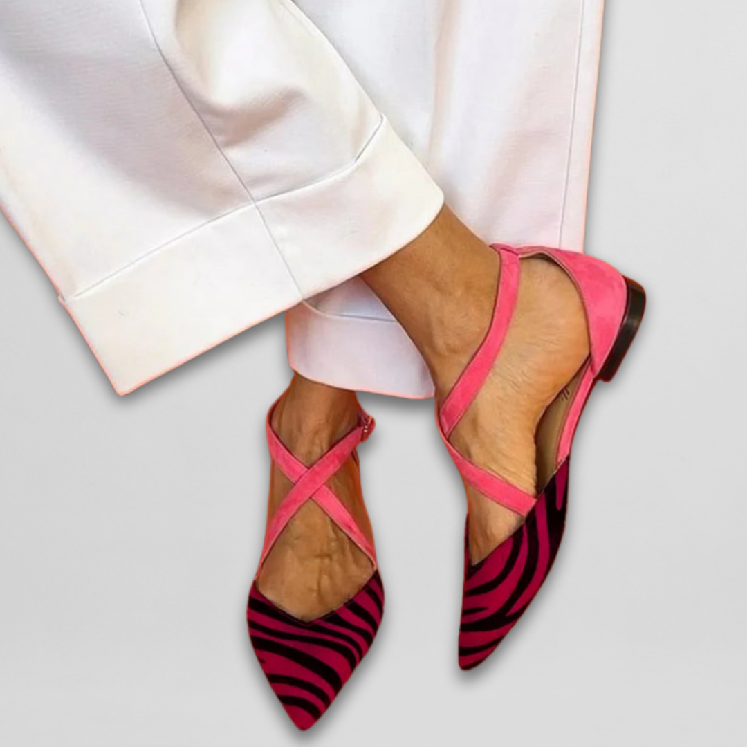 Judith | Elegante Ballerinas mit raffinierten Riemen