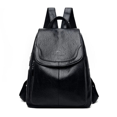 Elegante Anti-Diebstahl-Lederrucksack