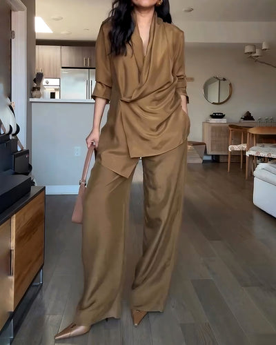 Elegantes Set aus Hemd und Hose