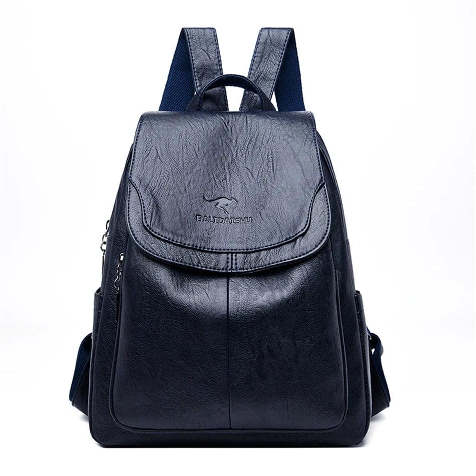 Elegante Anti-Diebstahl-Lederrucksack