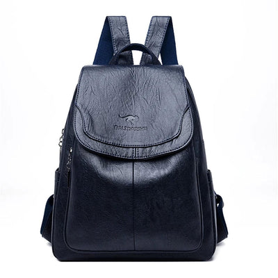 Elegante Anti-Diebstahl-Lederrucksack