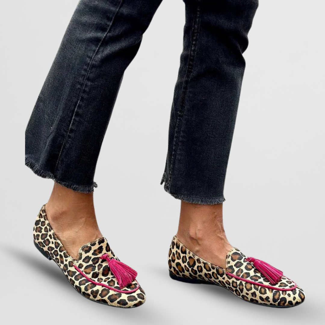 Louison | Elegante Hausschuhe mit Fransen-Details