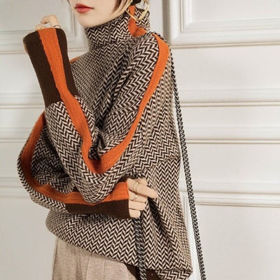 Stylischer und vorteilhafter Rollkragenpullover