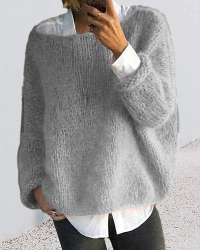 Gemütlicher und atmungsaktiver Strickpullover