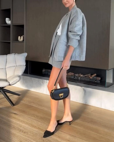 Universelles Set aus Jacke und Rock