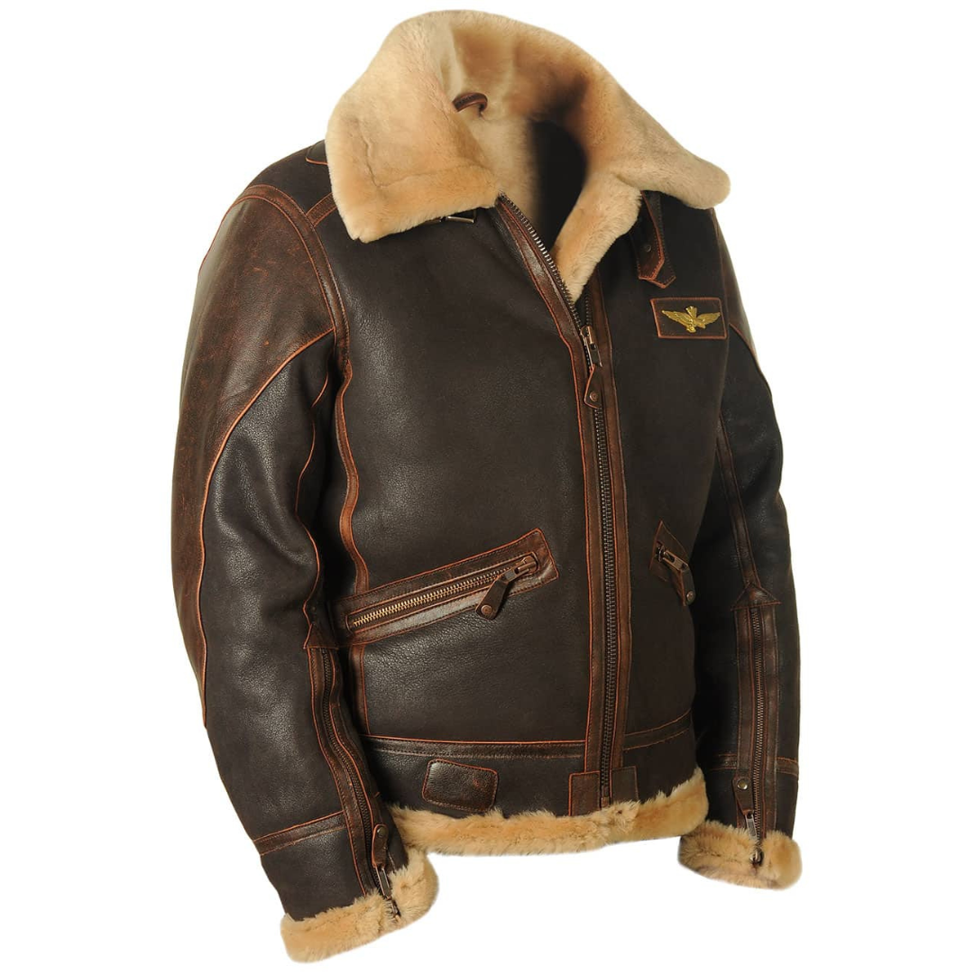 Elegante klassische Fliegerjacke