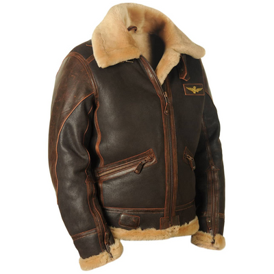 Elegante klassische Fliegerjacke