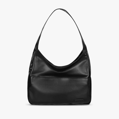 Minimalistische Ledertasche für die Schulter