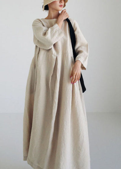 Patchwork-Kleid aus Baumwolle mit Taschen