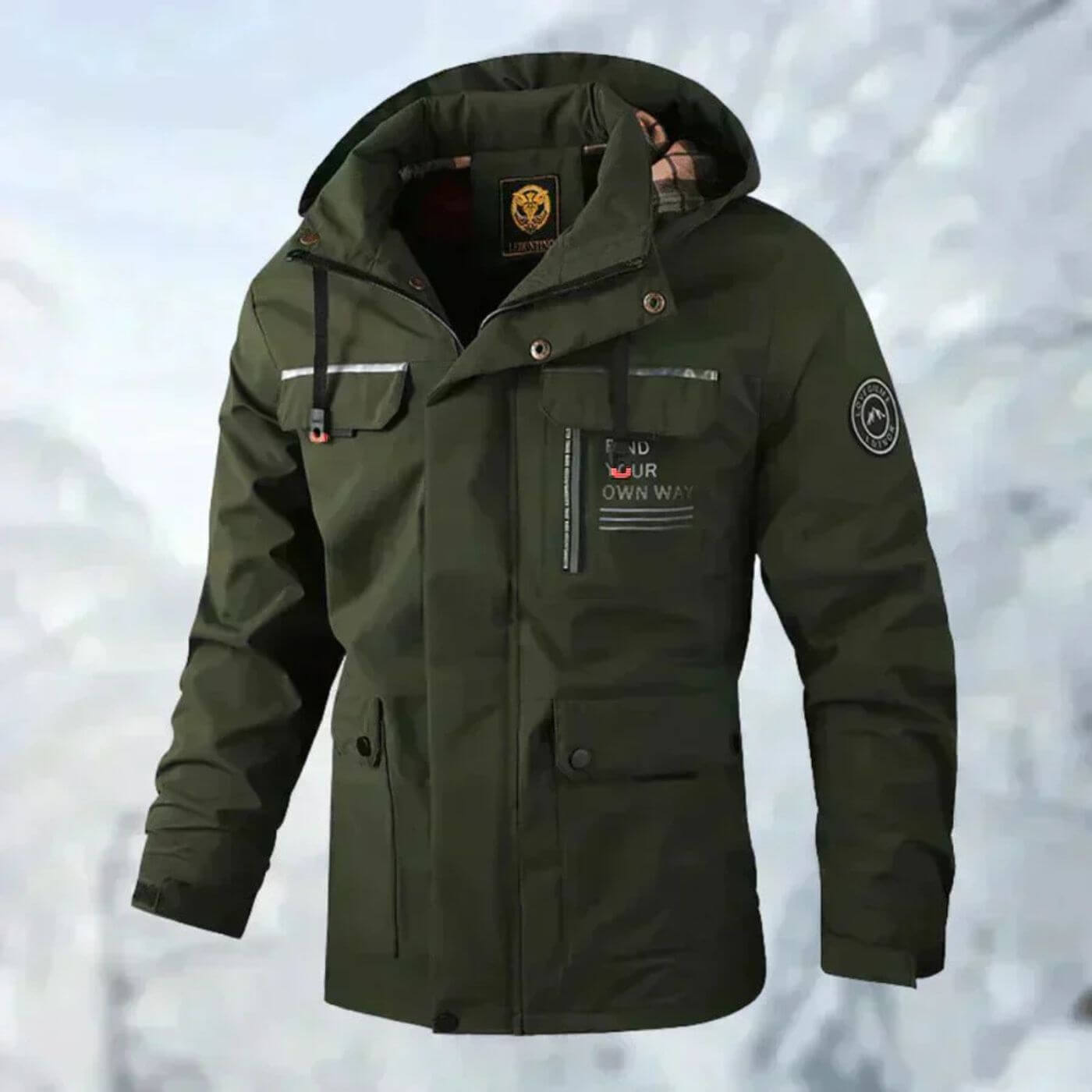 Vielseitige thermische Regenjacke