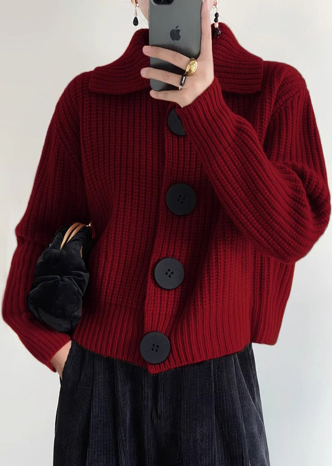 Cardigan mit Peter-Pan-Kragen für den Winter