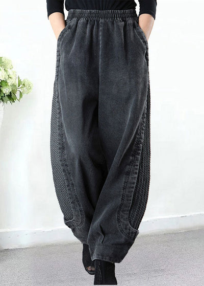 Herbstliche Patchwork-Jeans