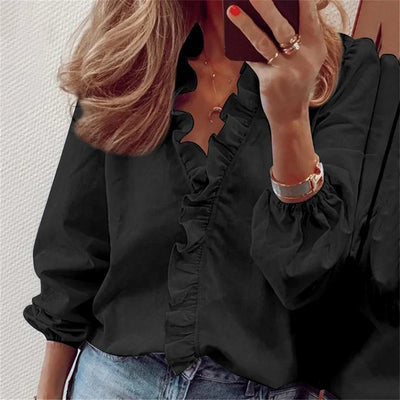 Enola | Charmante Bluse mit verspielten Volants
