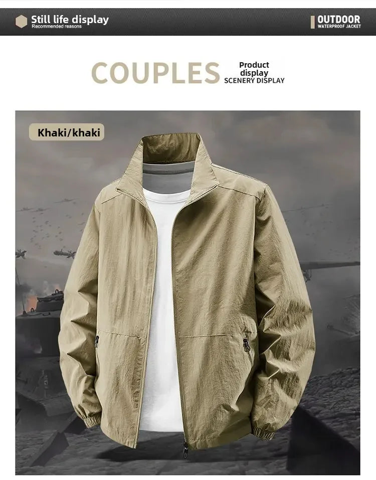 Leichte, lässige und atmungsaktive Jacke