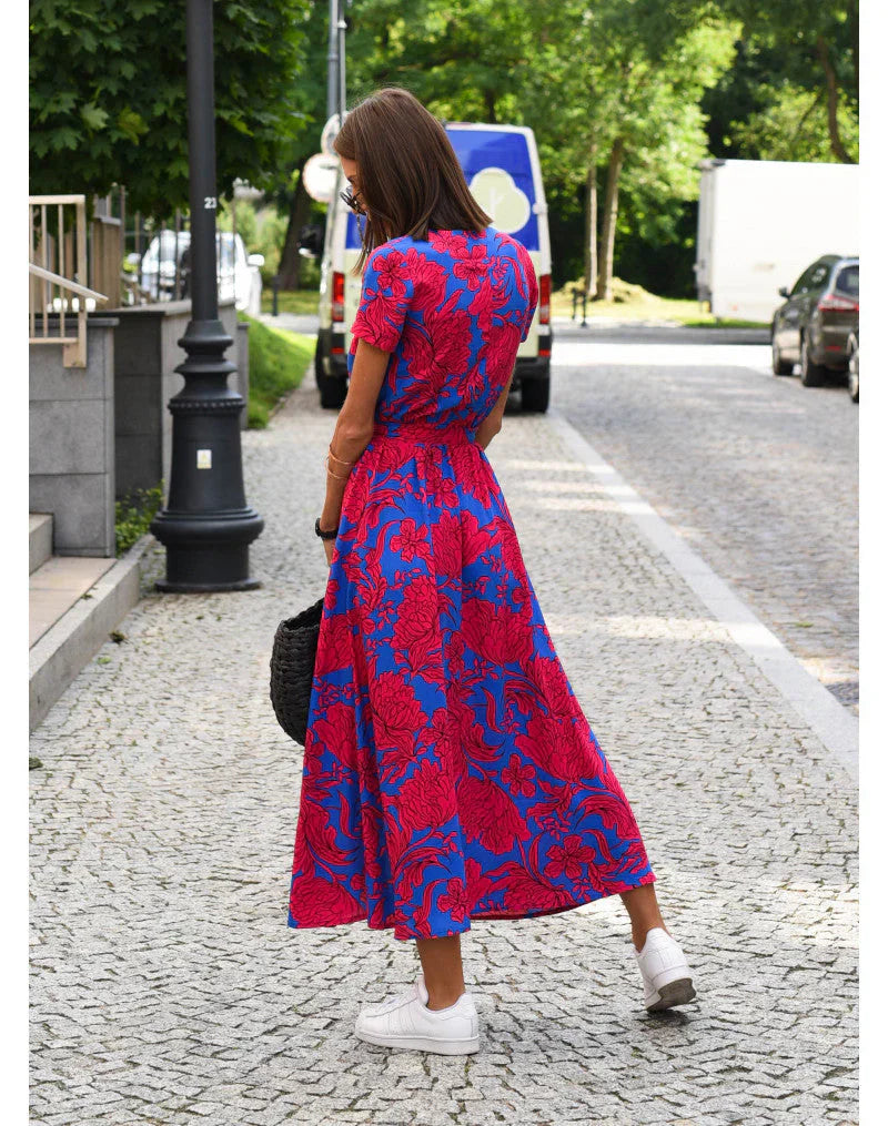 Suzanne | Elegantes Kleid mit V-Ausschnitt