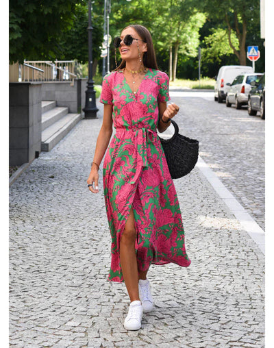 Suzanne | Elegantes Kleid mit V-Ausschnitt