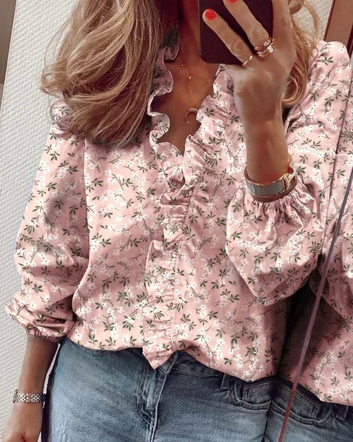 Enola | Charmante Bluse mit verspielten Volants