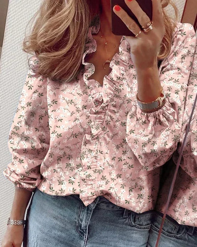 Enola | Charmante Bluse mit verspielten Volants