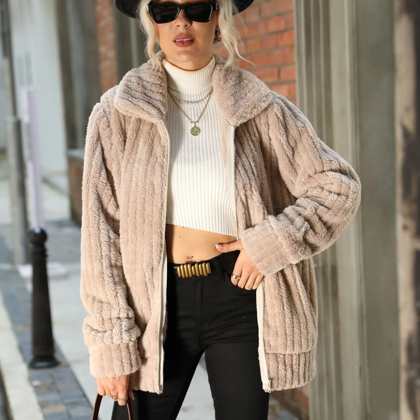 Iris Elegante Lederjacke