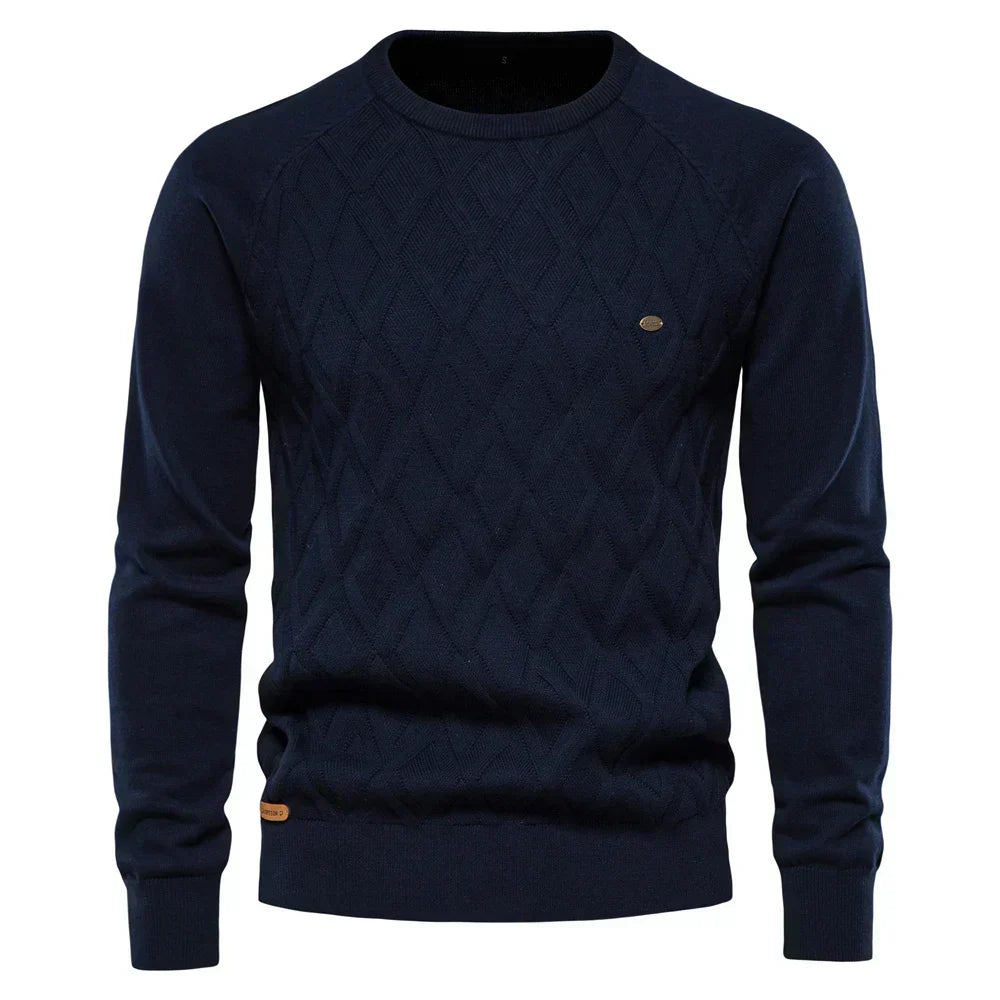 Essentieller Baumwollpullover
