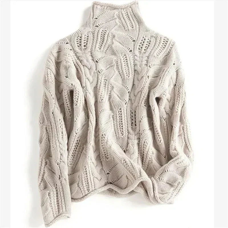 Bequemer und lässiger Kaschmirpullover