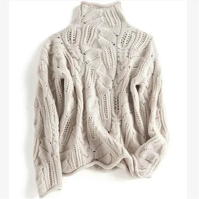 Bequemer und lässiger Kaschmirpullover