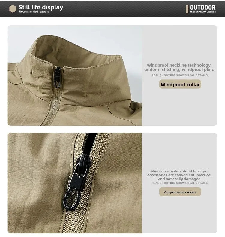 Leichte, lässige und atmungsaktive Jacke