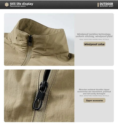 Leichte, lässige und atmungsaktive Jacke