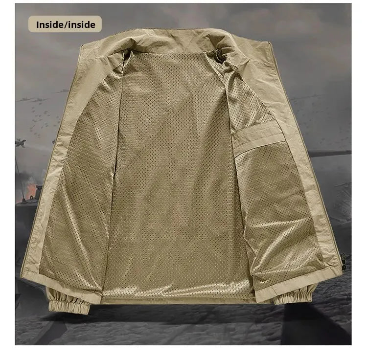 Leichte, lässige und atmungsaktive Jacke