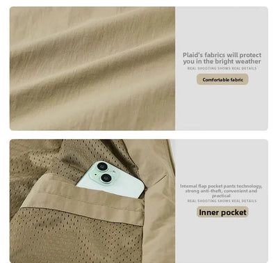 Leichte, lässige und atmungsaktive Jacke