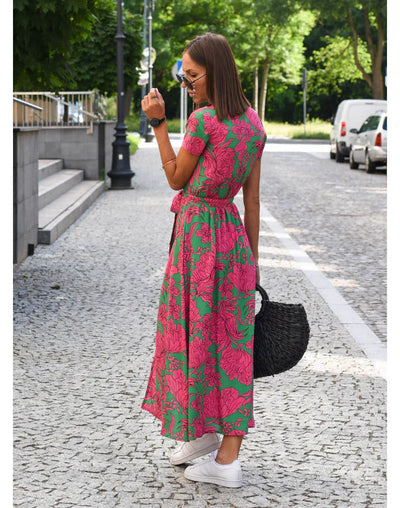 Suzanne | Elegantes Kleid mit V-Ausschnitt