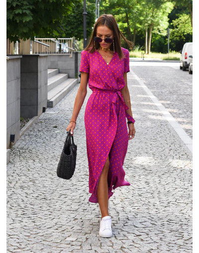 Suzanne | Elegantes Kleid mit V-Ausschnitt