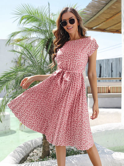 Anette | Trendige Robe mit subtilen Blumenmuster