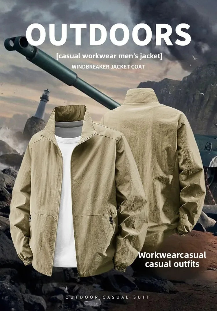 Leichte, lässige und atmungsaktive Jacke