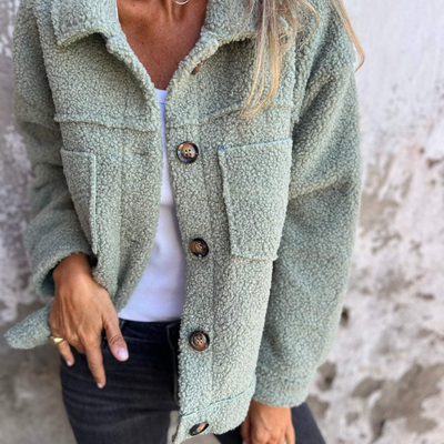 Annie | Trendmantel aus weichem Stoff