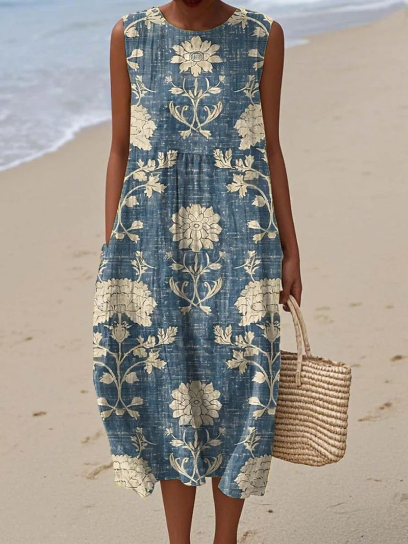 Künstlerisches Strandkleid